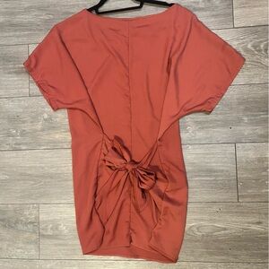 Medium tunic shirt/dress with tying side panels